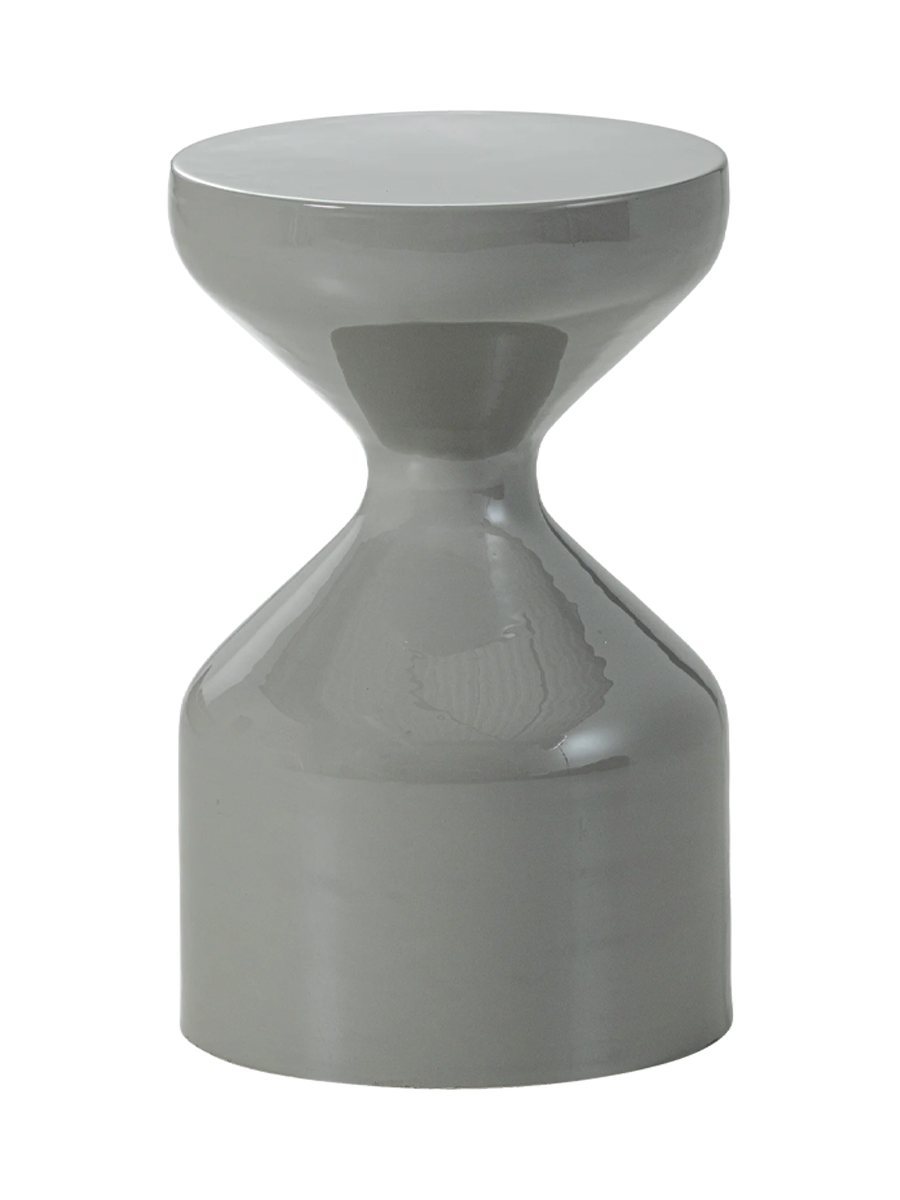 
Designer Side Table "Ferry" Ø 30 x 47 cm - Light gray