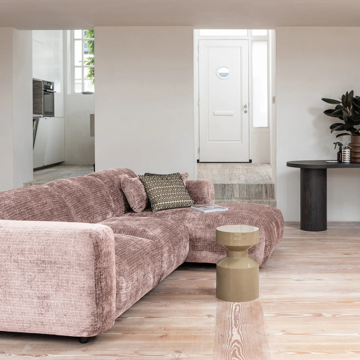 
Designer Side Table "Ferry" Ø 30 x 47 cm - Beige