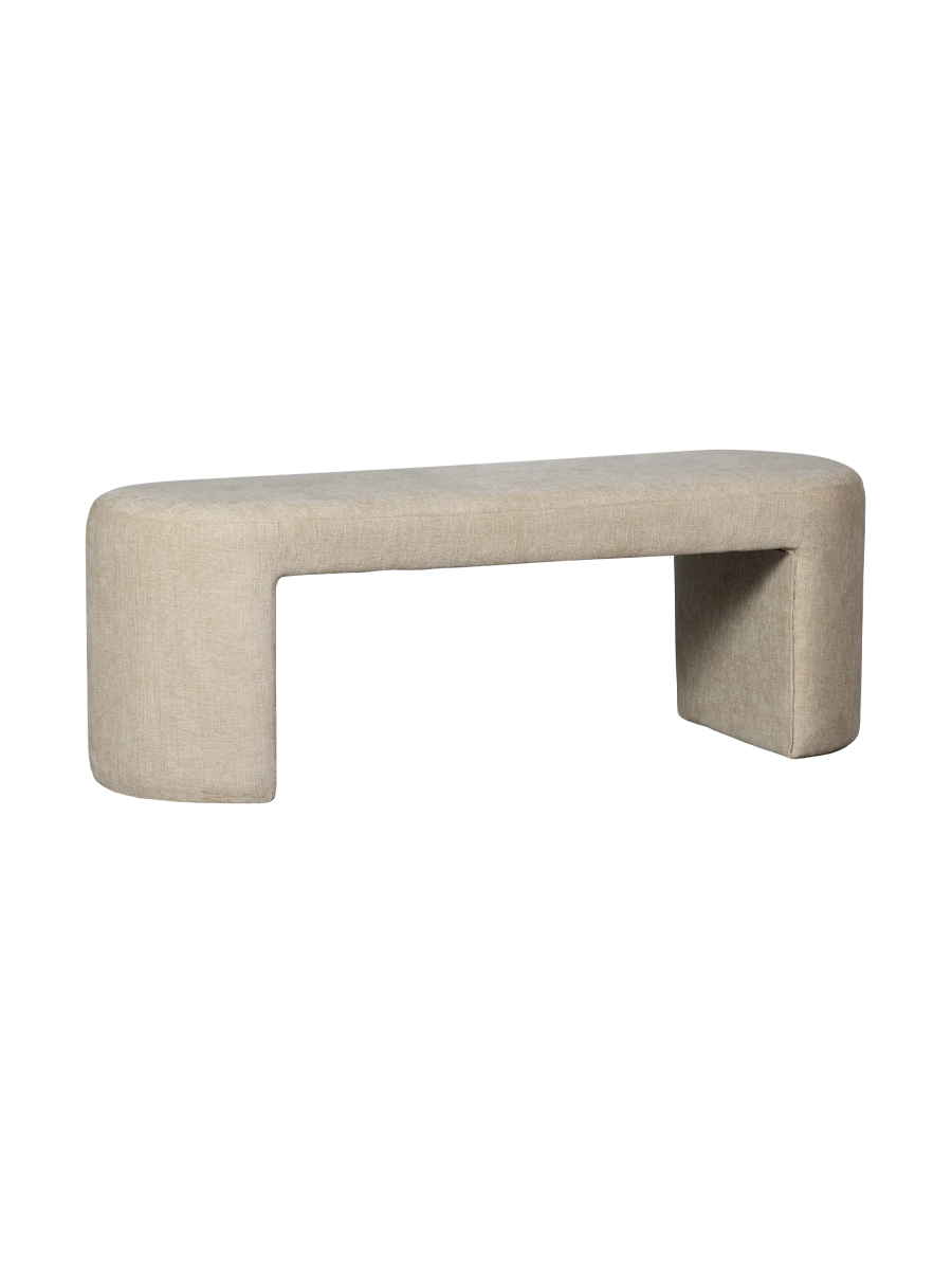 
Banc design « Jakob » - Sable chenille