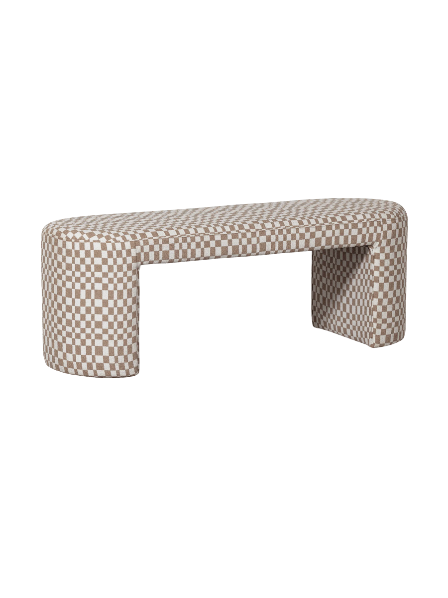 
Banc design « Jakob » - Carreaux Sable