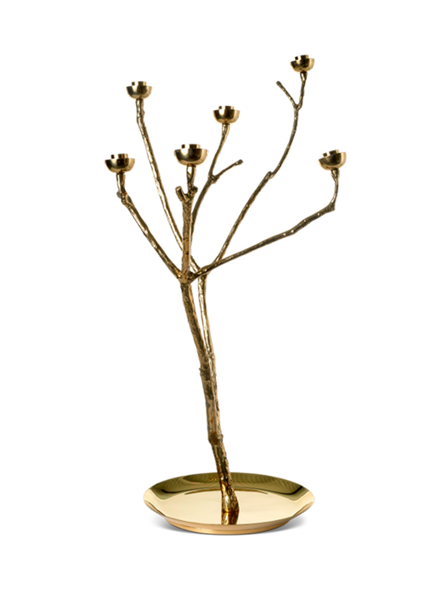 
Large "Twiggy Tree" Design Candlestick - Ø 50 x H 65 cm / Gold
