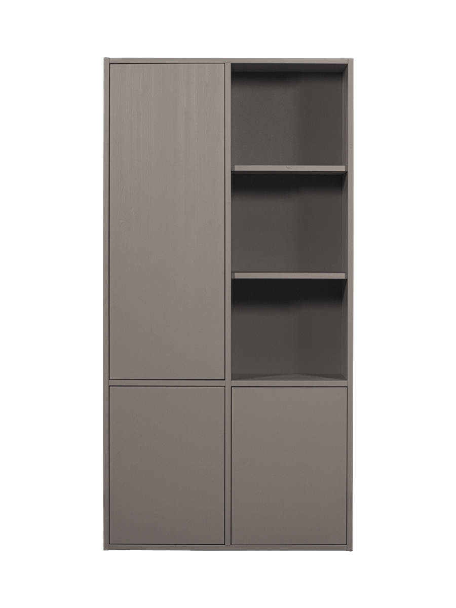 
Massiver Design Aufbewahrungsschrank „Merelo“ - Grau