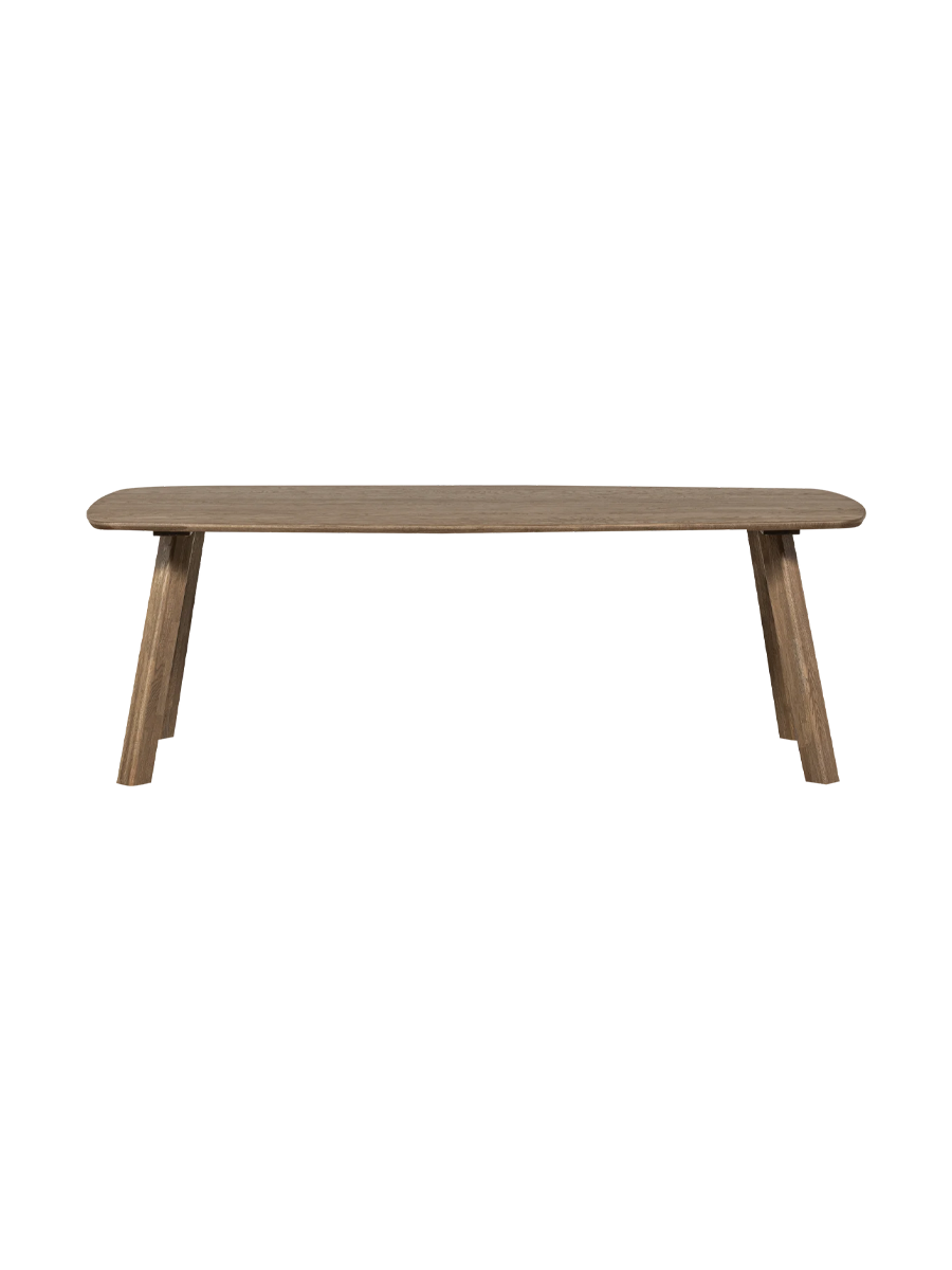 
Tavolo da pranzo di design in legno massello “Tabloo”, diverse dimensioni - Cashmere Marrone / 220 x 100 cm