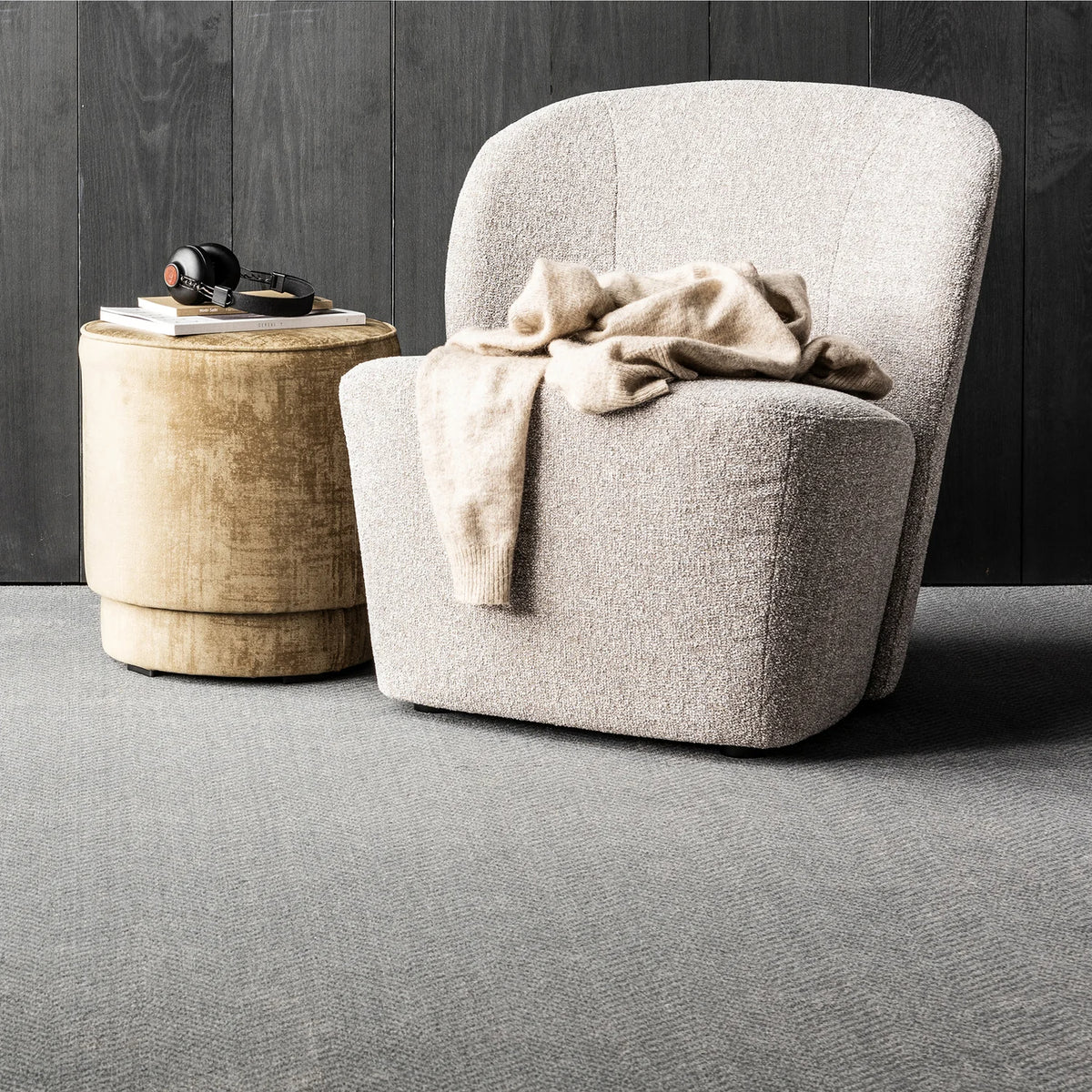 
"Lofty" Designer Armchair - Natural mix