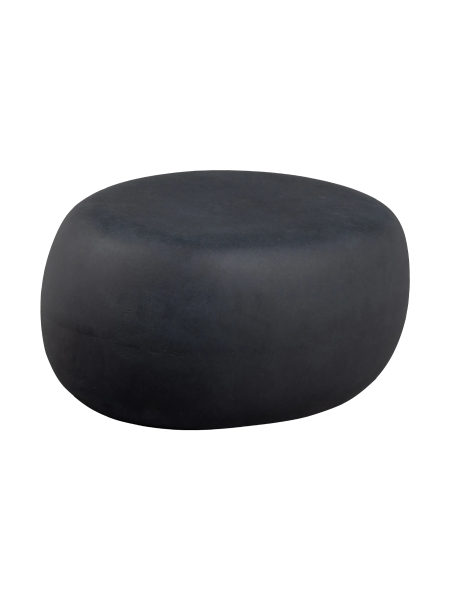 
In-/Outdoor Design Beistelltisch „Pebble“, verschiedene Grössen - Anthrazit / 65 x 49 cm