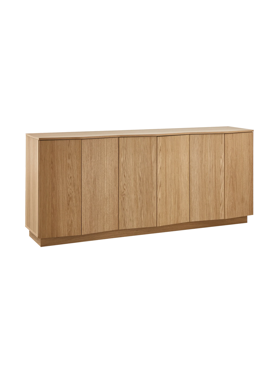 
Grosses, nachhaltiges Sideboard „Zumba“, 6-türig