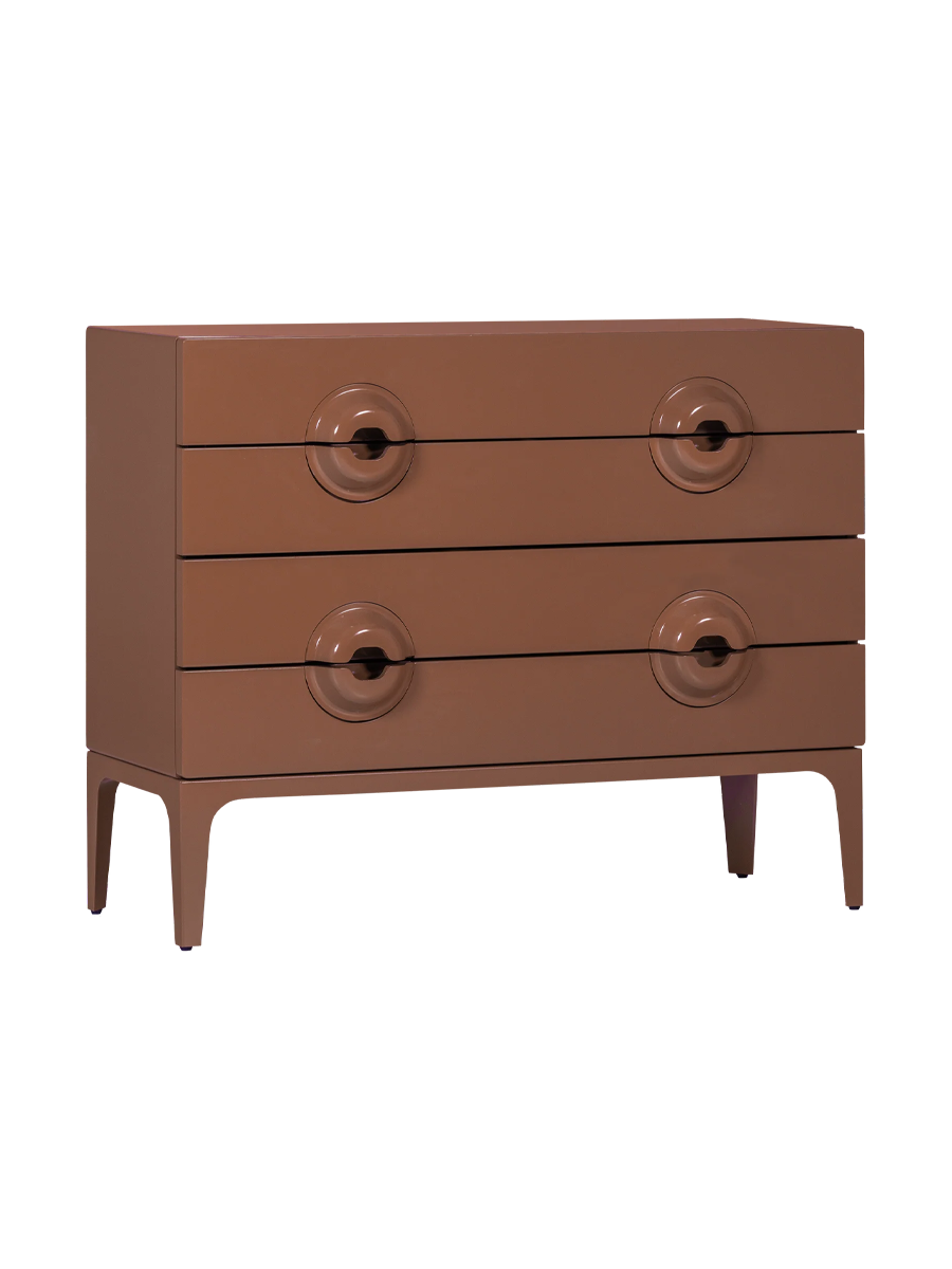 
Solid Design Chest of Drawers "Mergo", 4 Drawers