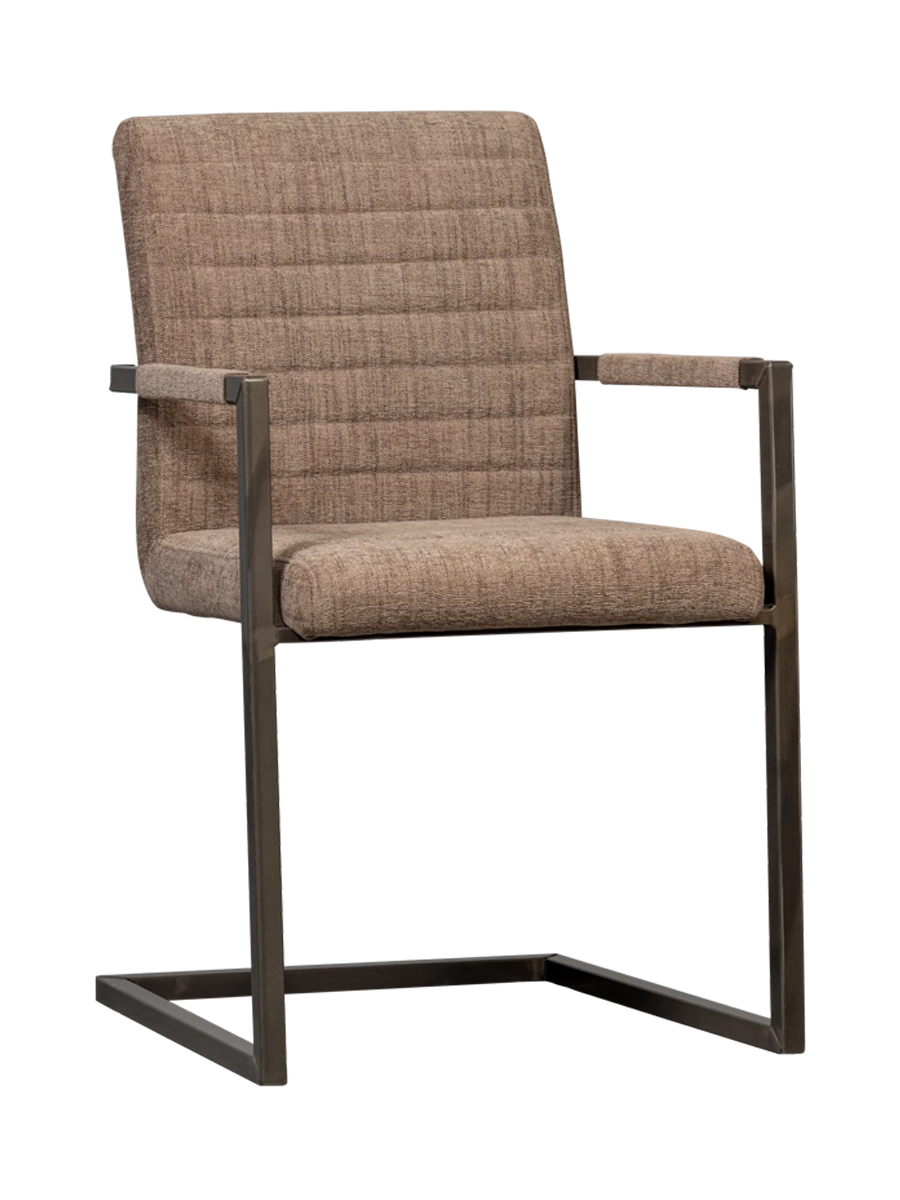 
Chaise cantilever design « Basso » - Taupe chiné