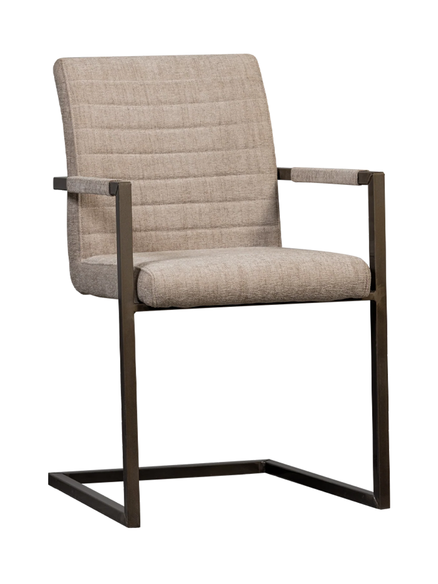 
Chaise cantilever design « Basso » - Mélange sable
