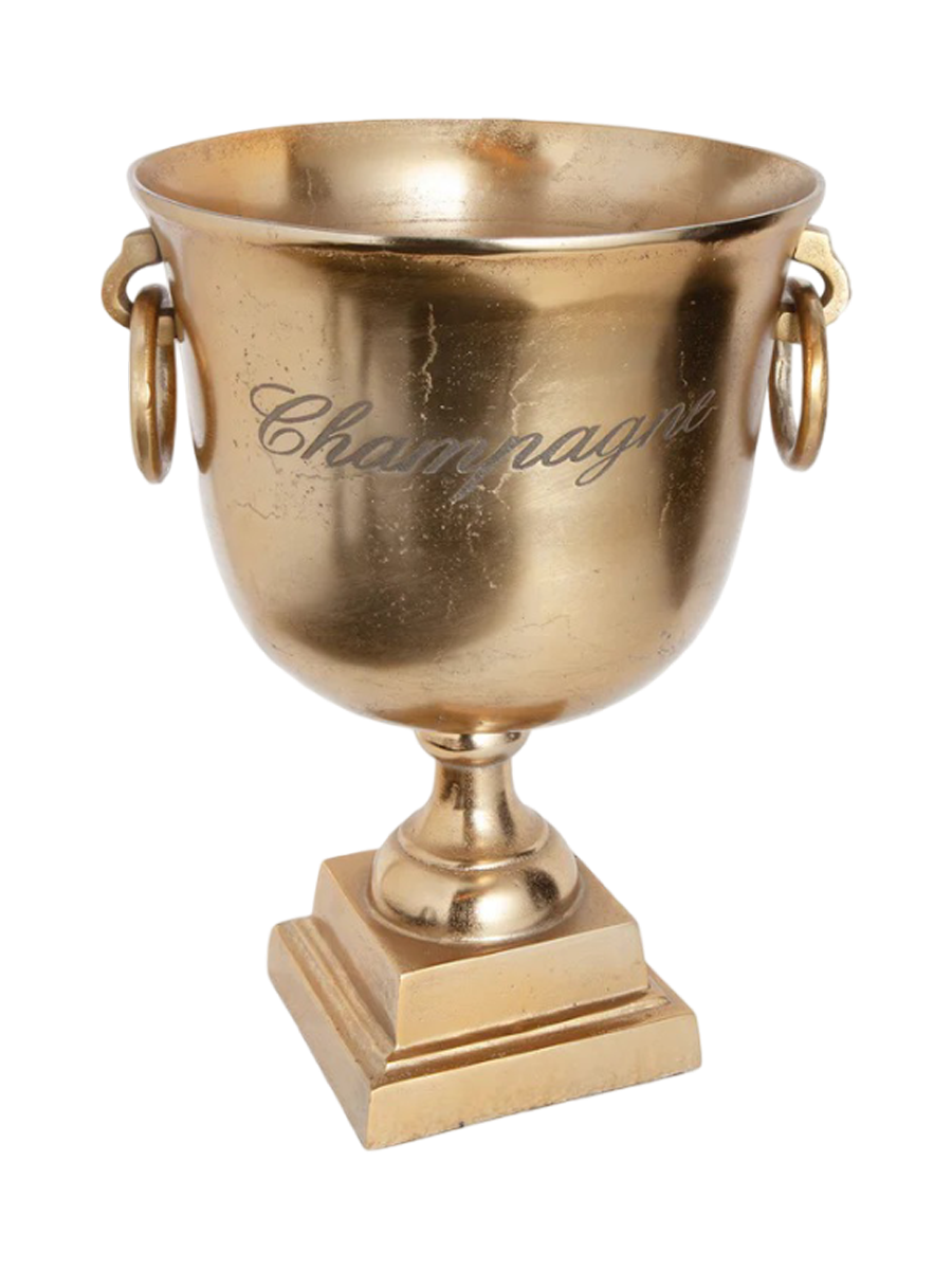 
Large "Royal" Design Champagne Cooler - Gold