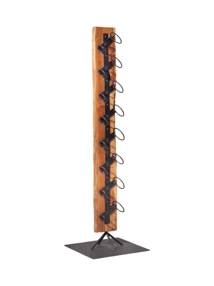 
Massives Weinregal „Barracuda“ recyceltes Teakholz