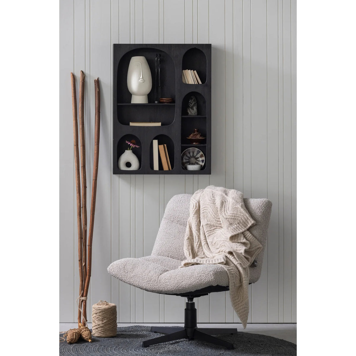 
Poltrona di design girevole «Vinnie»