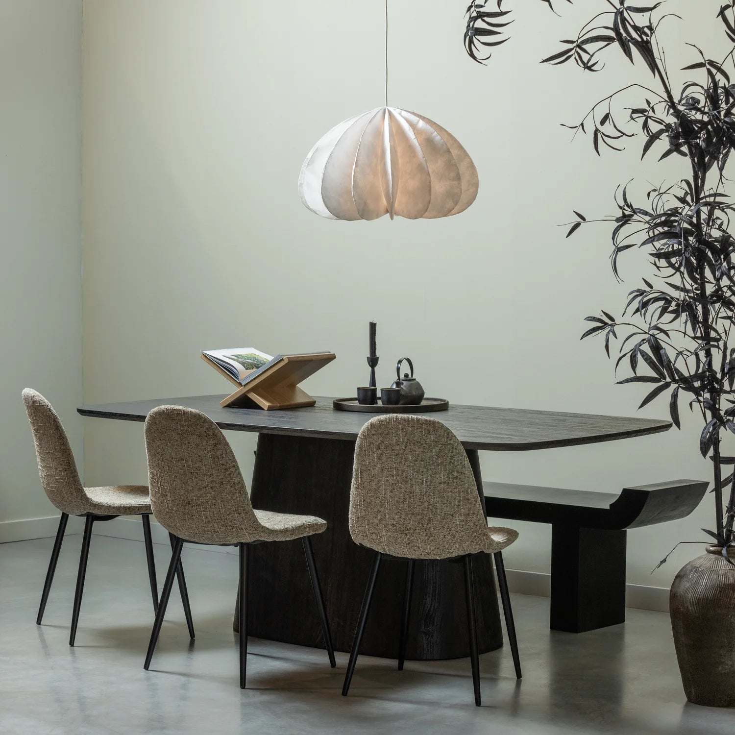 
Banc design en bois massif « Loxx »