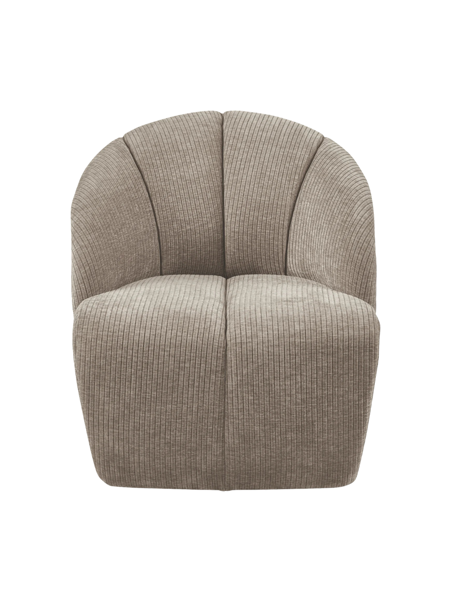 
Swivel Designer Armchair "Mojo" - Sand dark