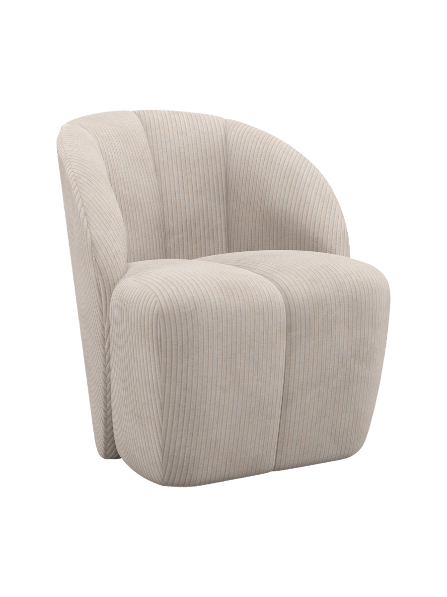 
Swivel Designer Armchair "Mojo" - Ecru