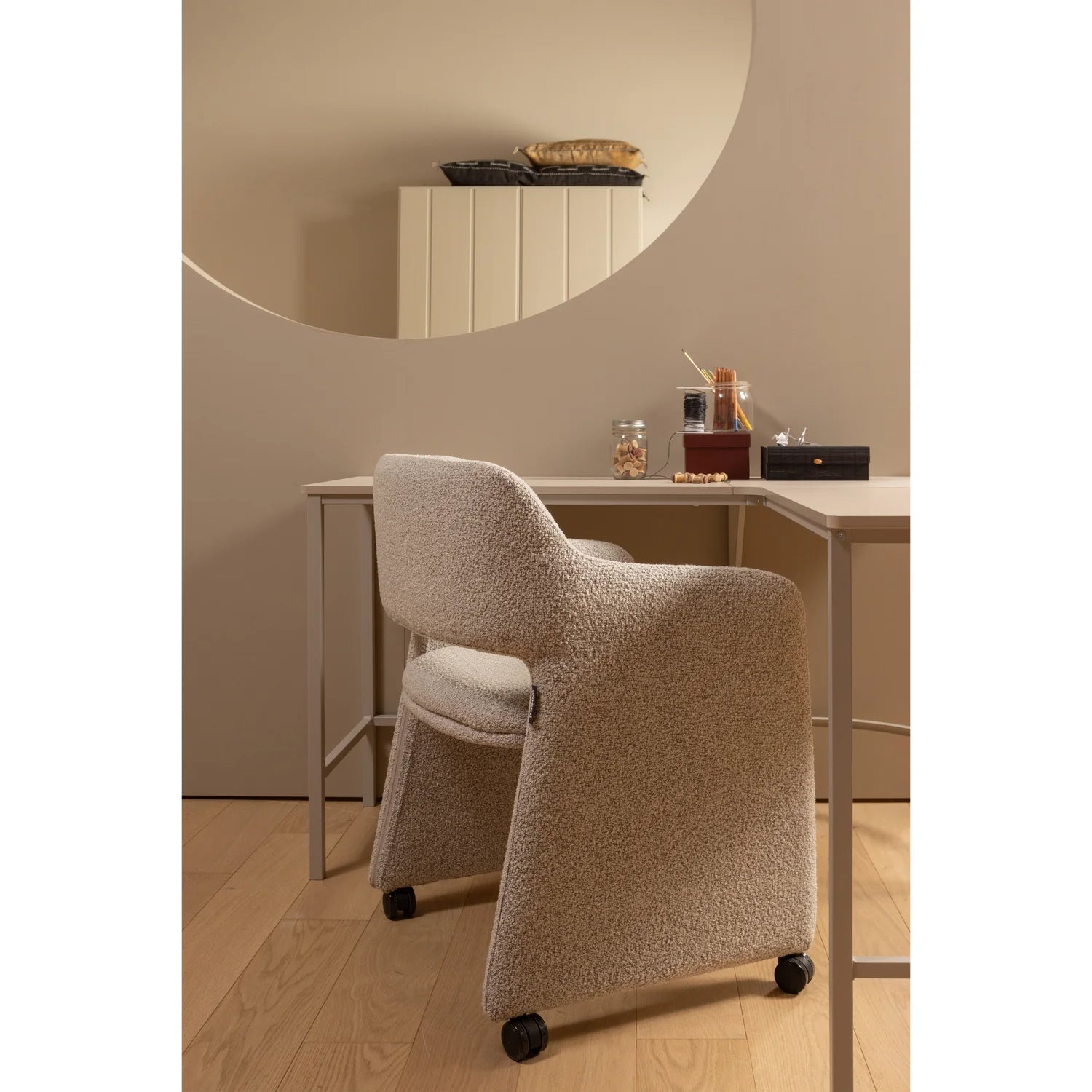 
Fauteuil de bureau design « Lyrico » à roulettes