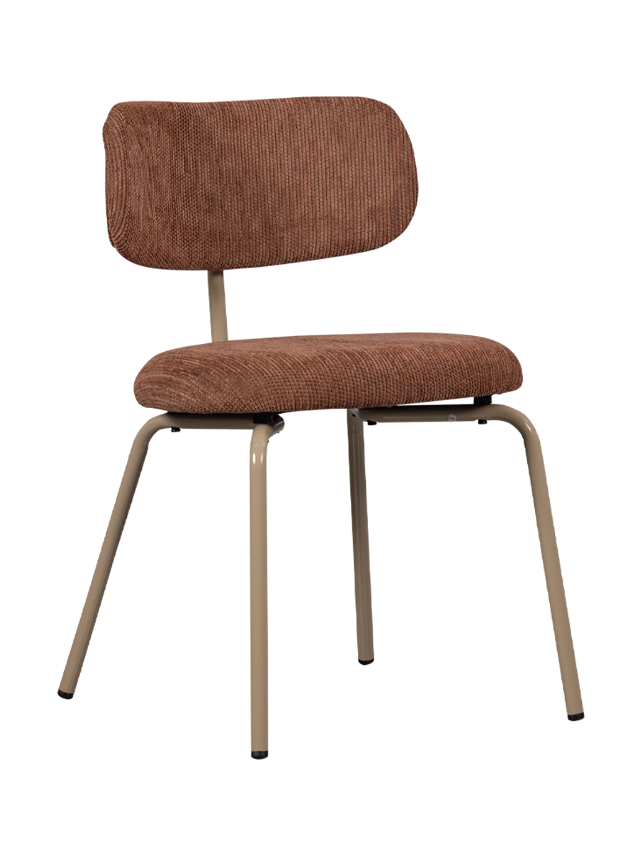 
Sedia da pranzo di design «Traviso» - Marrone/Beige