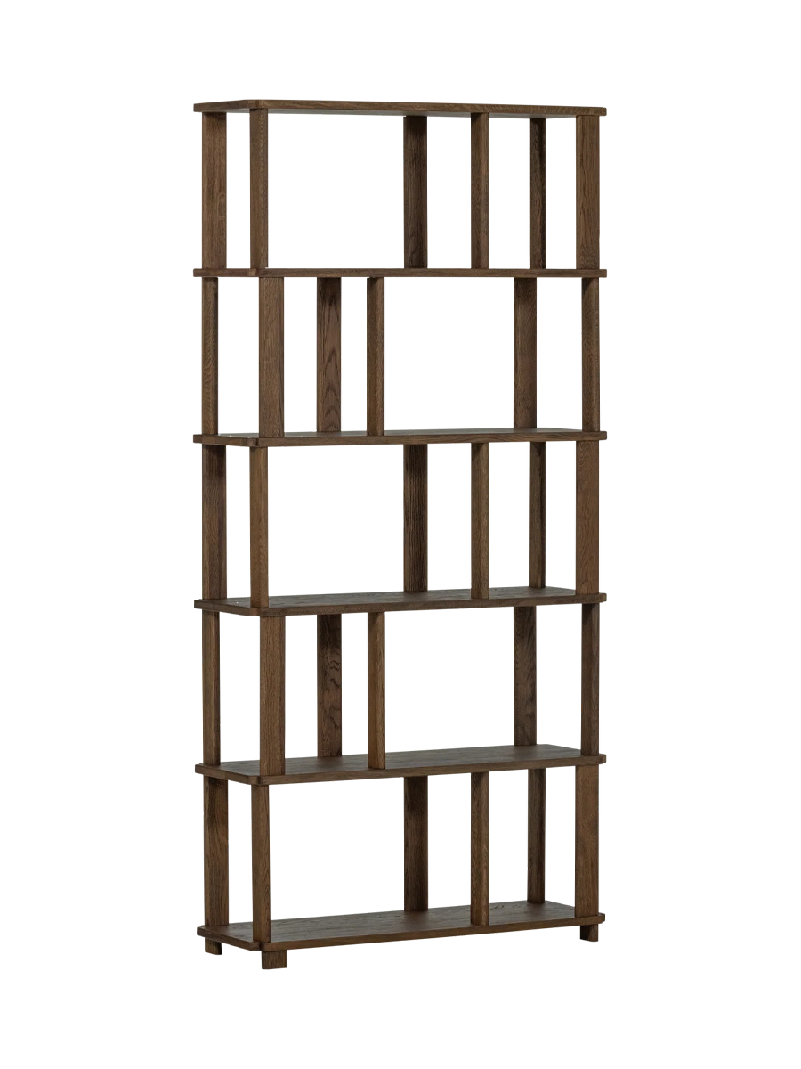 
Étagère design « Risso » en bois de chêne massif - Chêne naturel