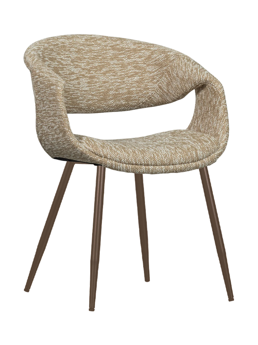 
High-Quality Armchair "Yosso" - Sand/Copper