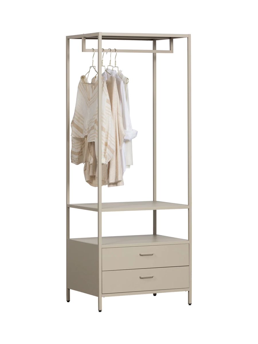 
Designer wardrobe/open closet "Ferries" - 70 x 185 cm