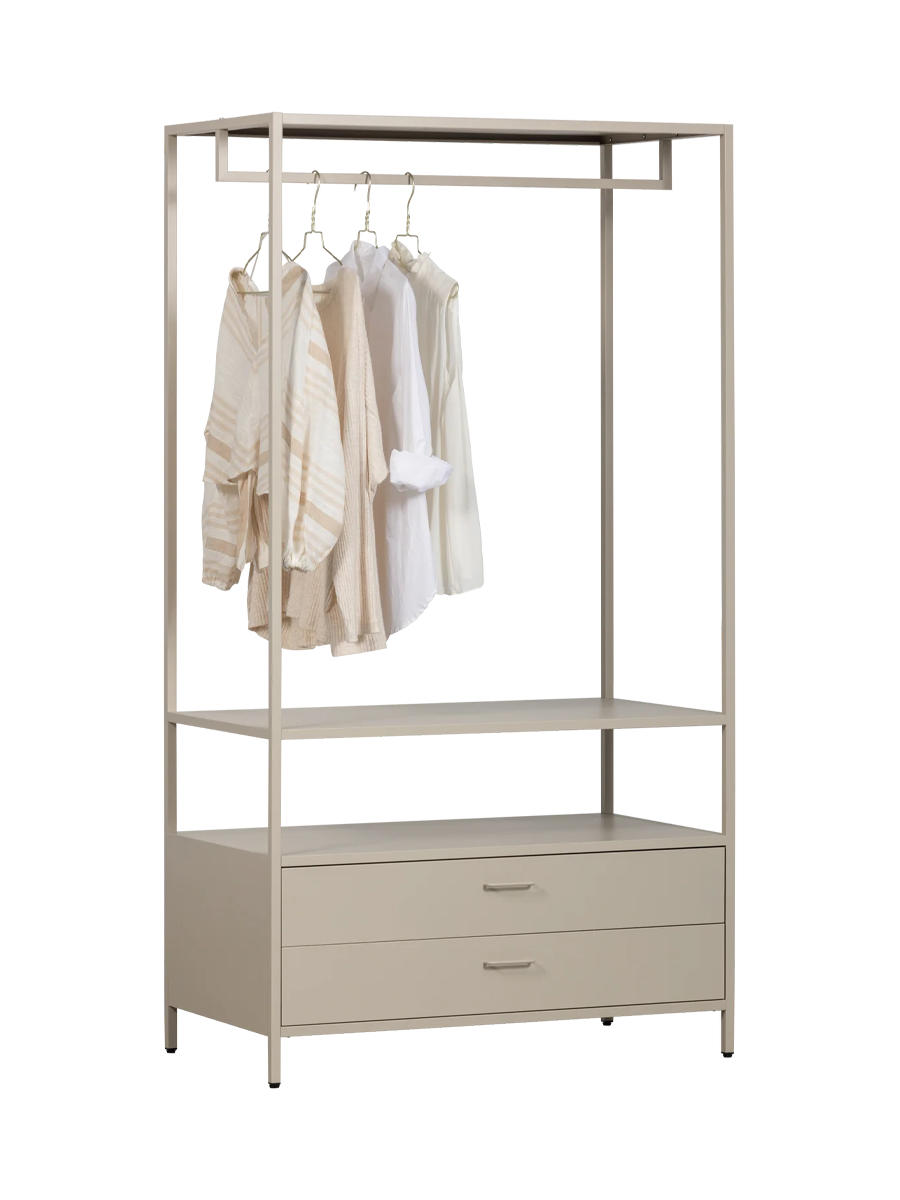 
Designer wardrobe/open closet "Ferries" - 100 x 185 cm