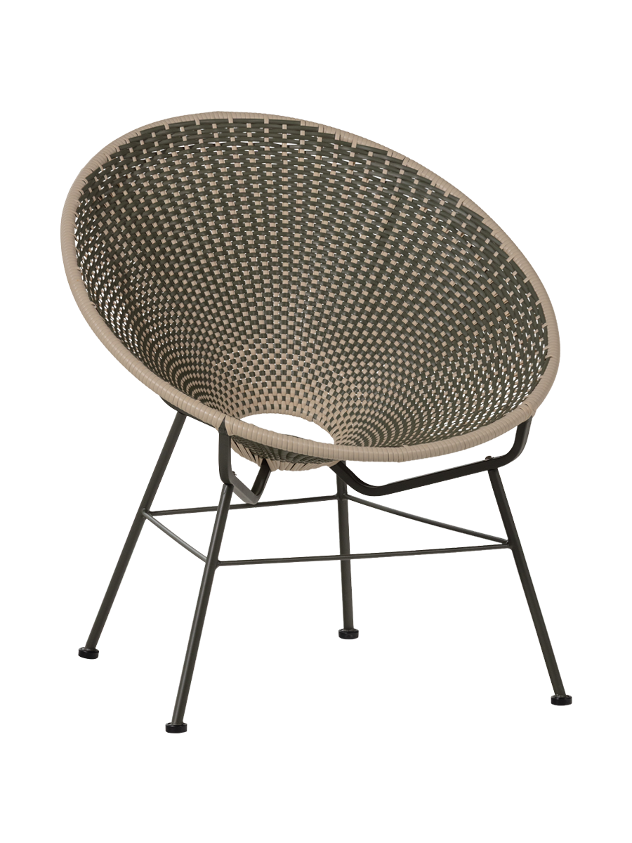 
Design Outdoor Lounge Armchair "Kazoun" - Green