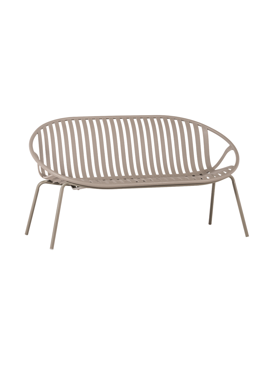 
Banc de jardin 2 places design « Bruce » - Sable