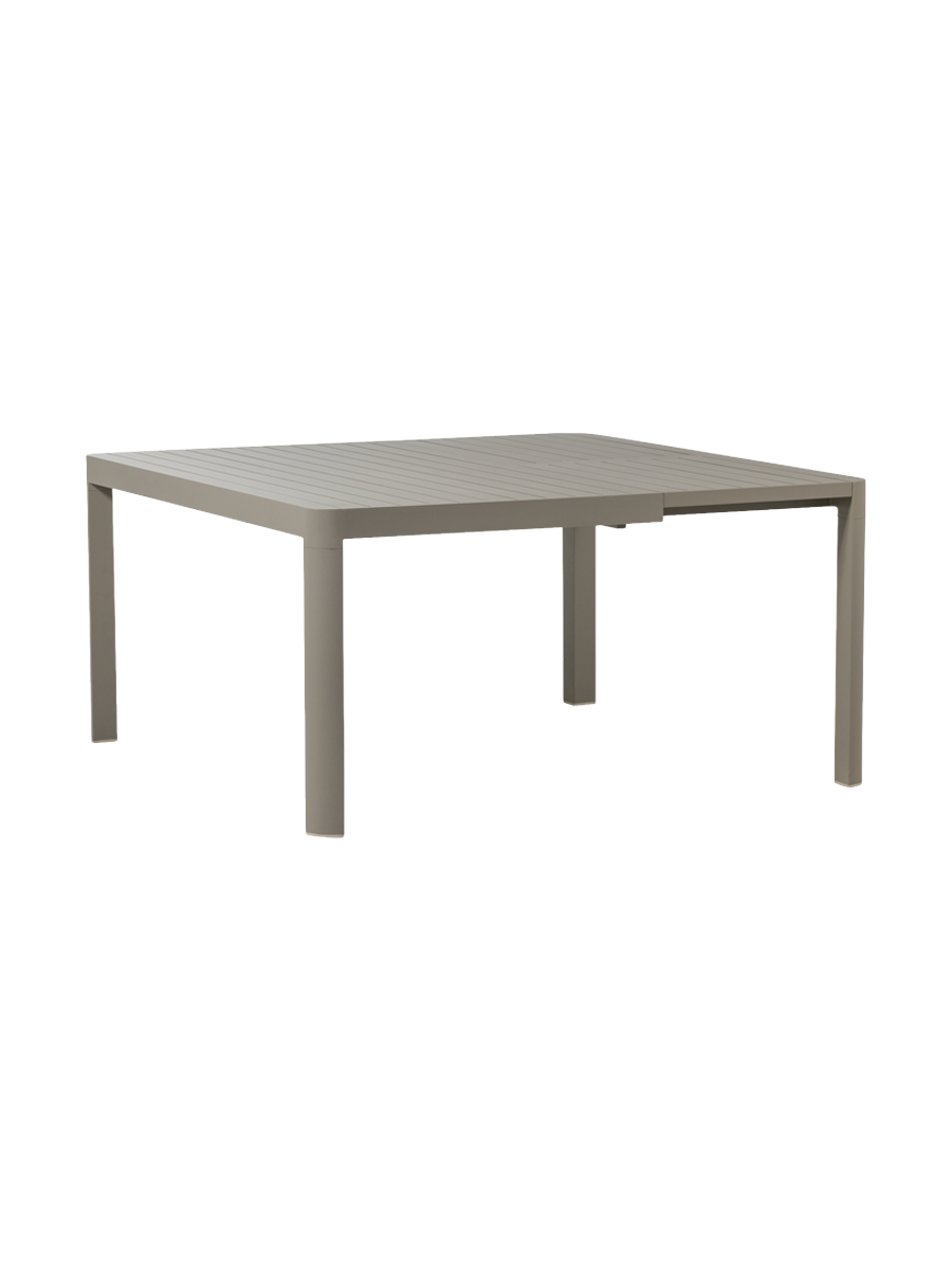 
Ausziehbarer Design Gartentisch „Ovara“, 100-150 x 150 cm