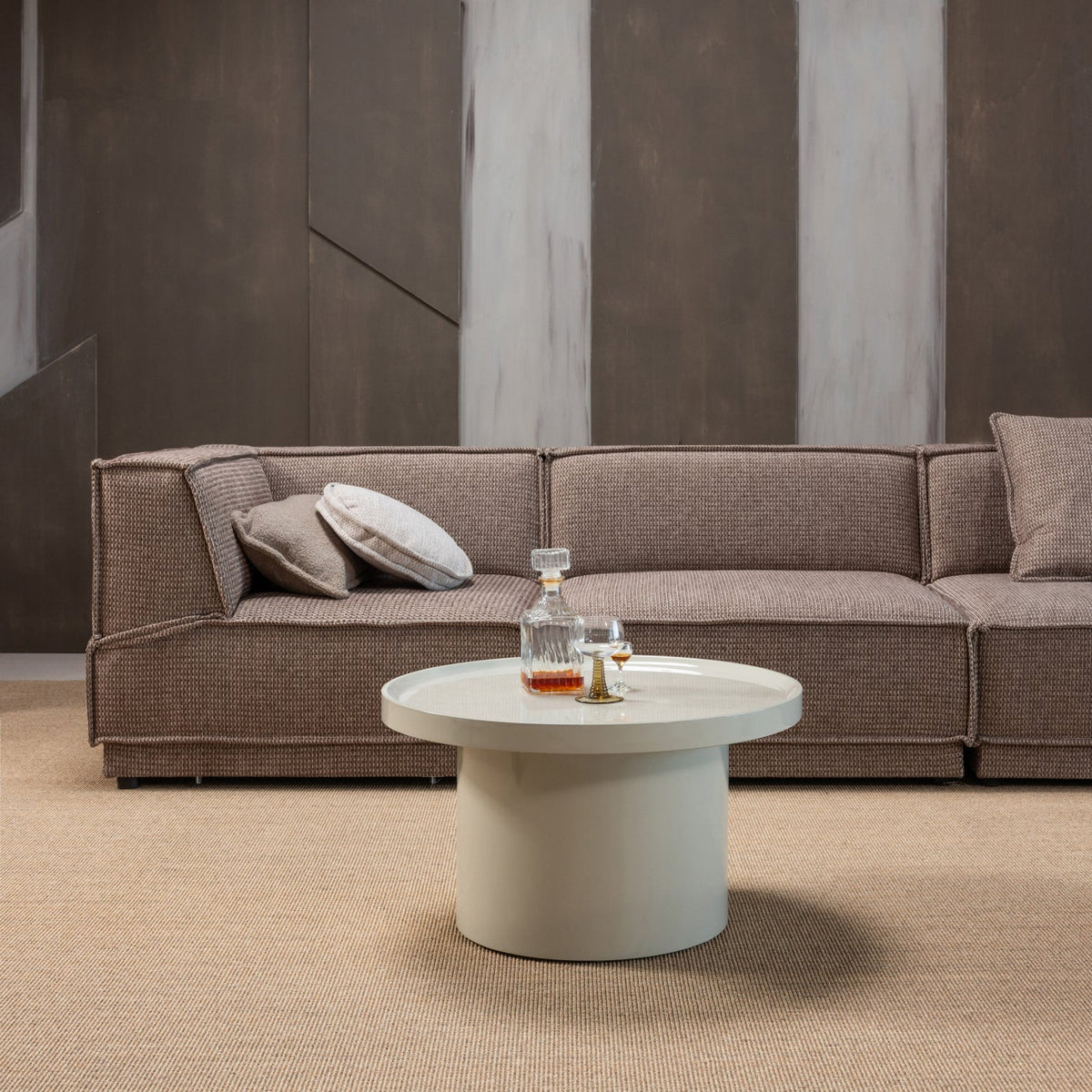 
"Veluna" Designer Side Table - Ø 70 x 40 cm