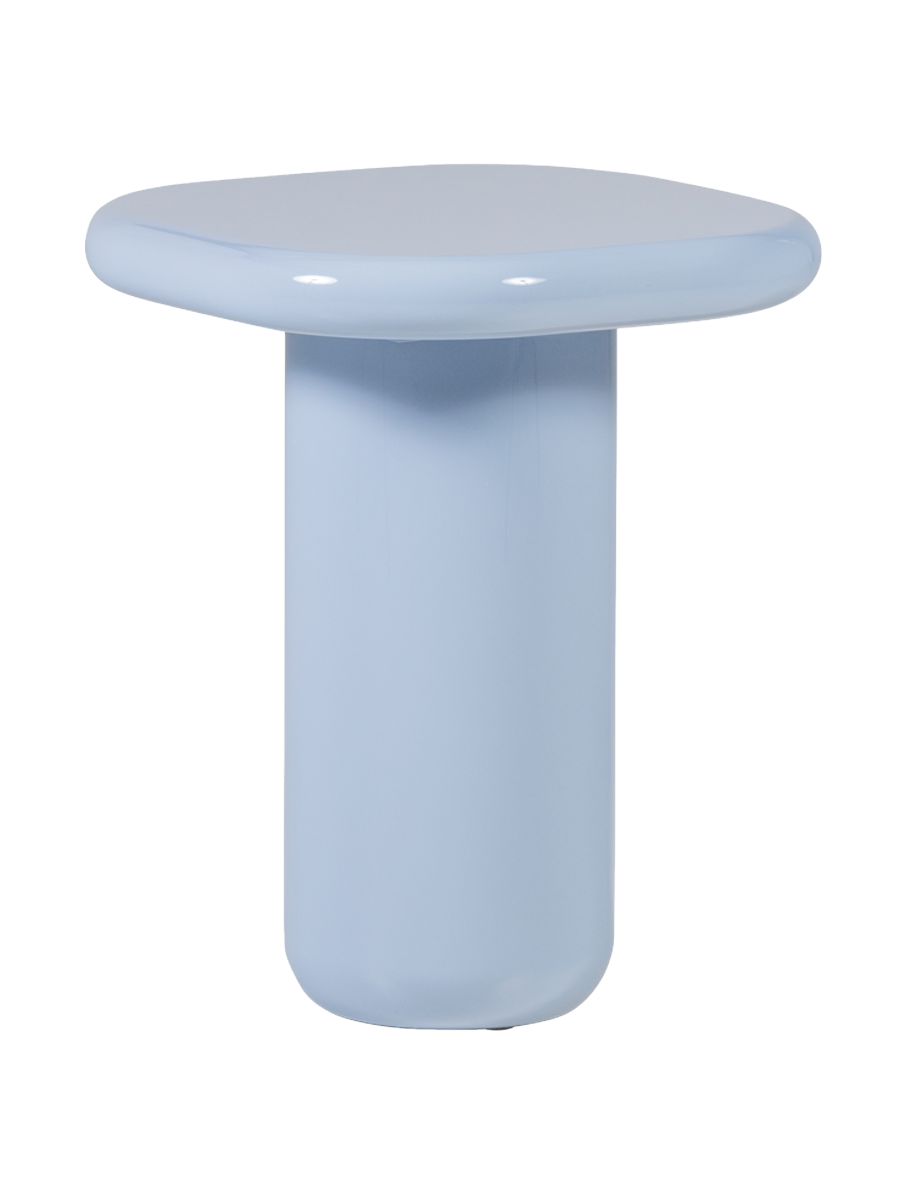 
Designer Side Table "Zava" - Light blue