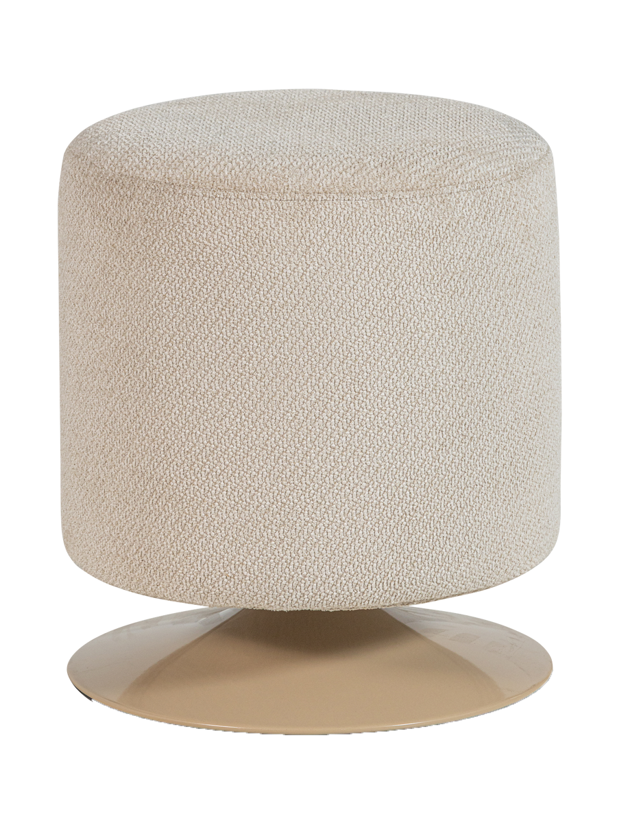 
Drehbarer Design Hocker „Islen“ - Beige
