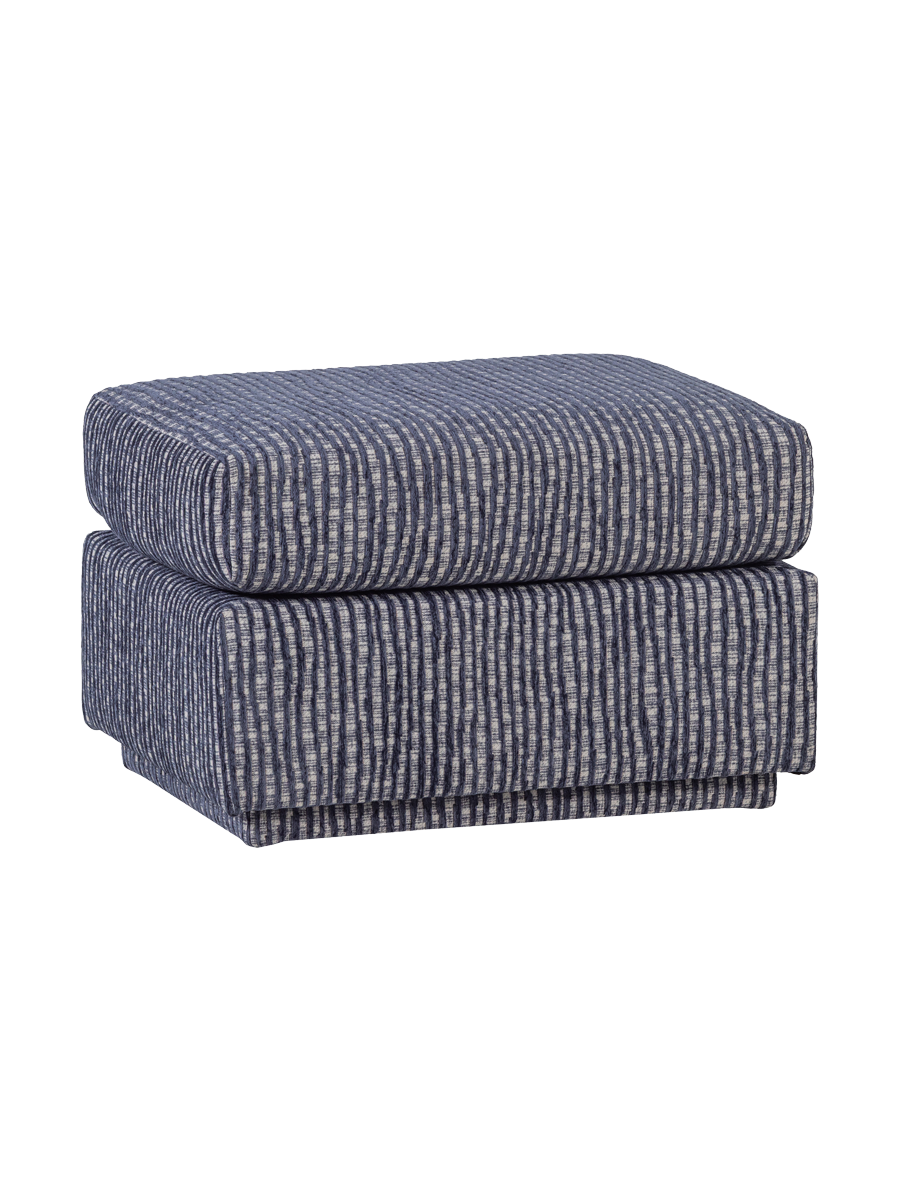 
Design Sitzpouf „Lou“ - Blaugrau