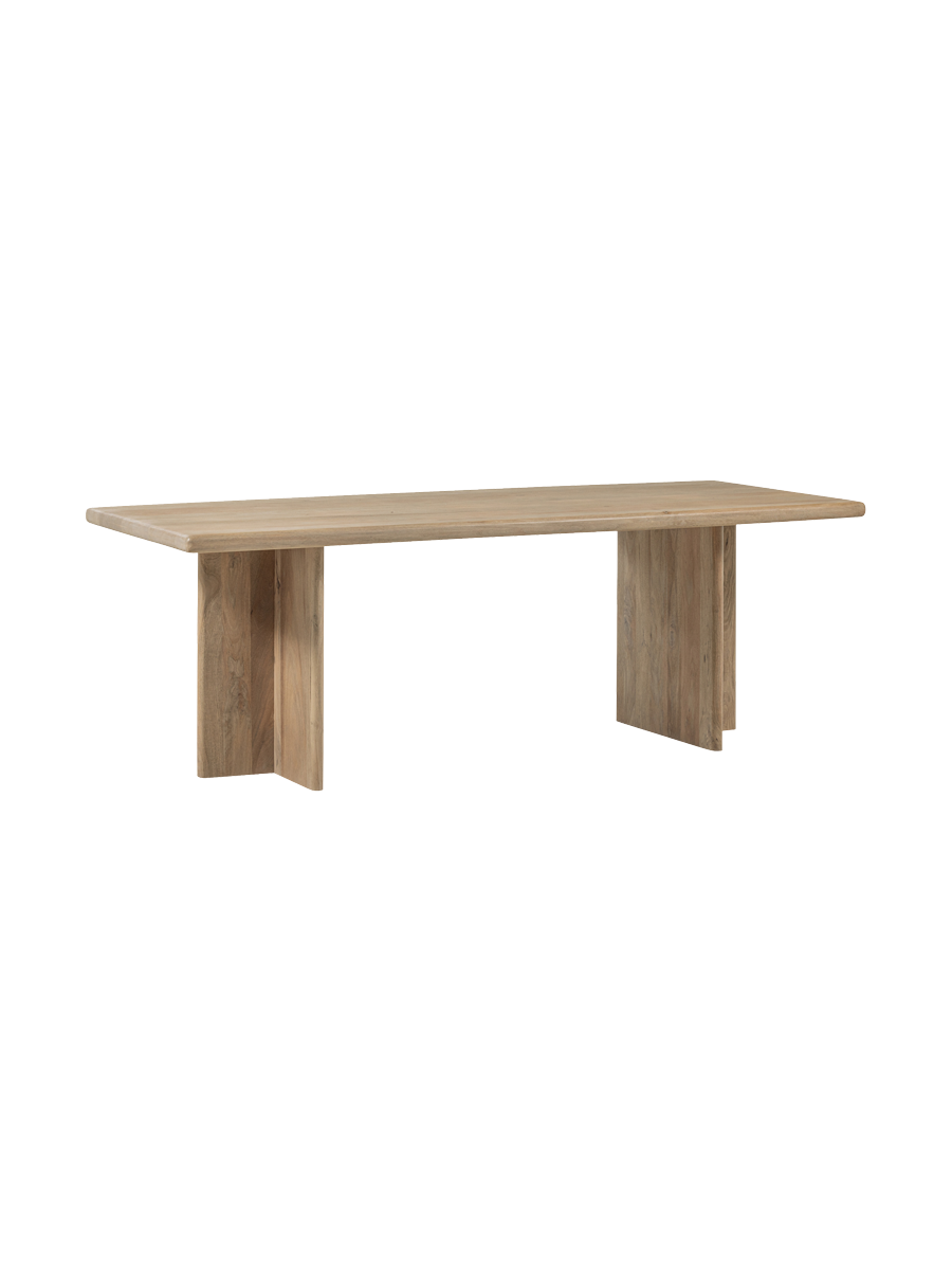 
Tavolo da pranzo di design in legno massiccio «Atto», varie dimensioni - 220 x 90 cm