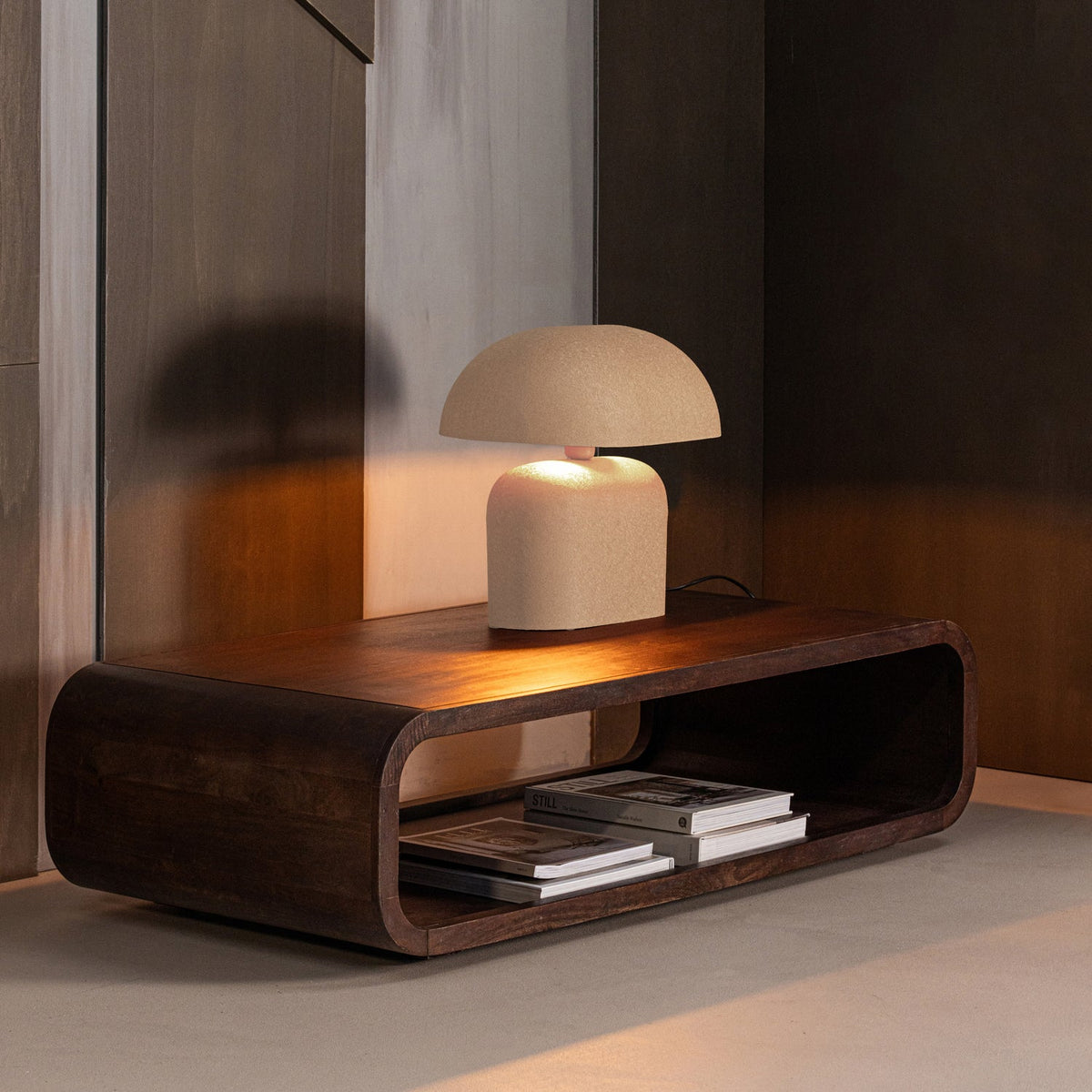 
"Tilo" designer table lamp - Sand