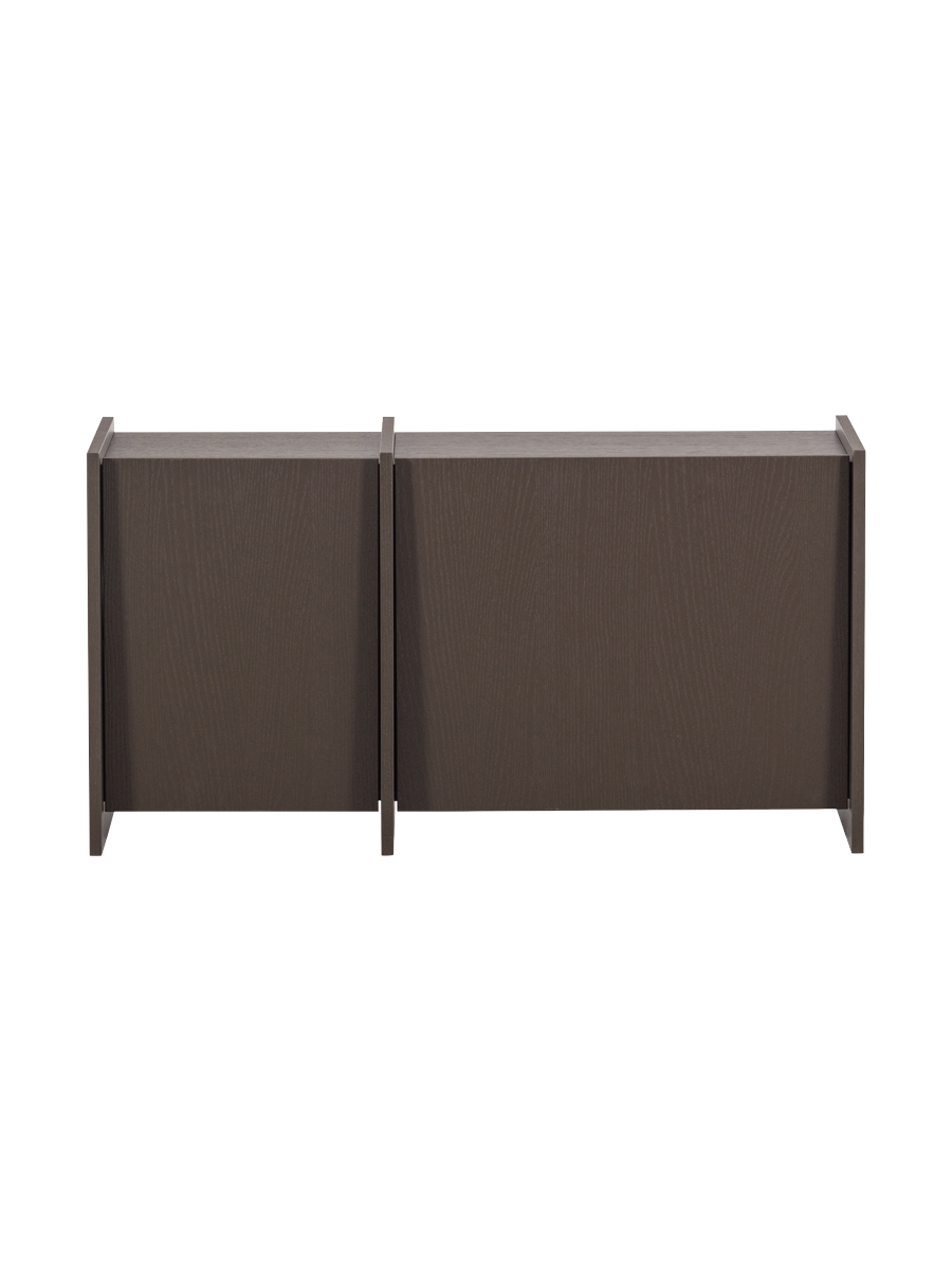 
Designer Lowboard "Brocky", 2-door - Medium brown