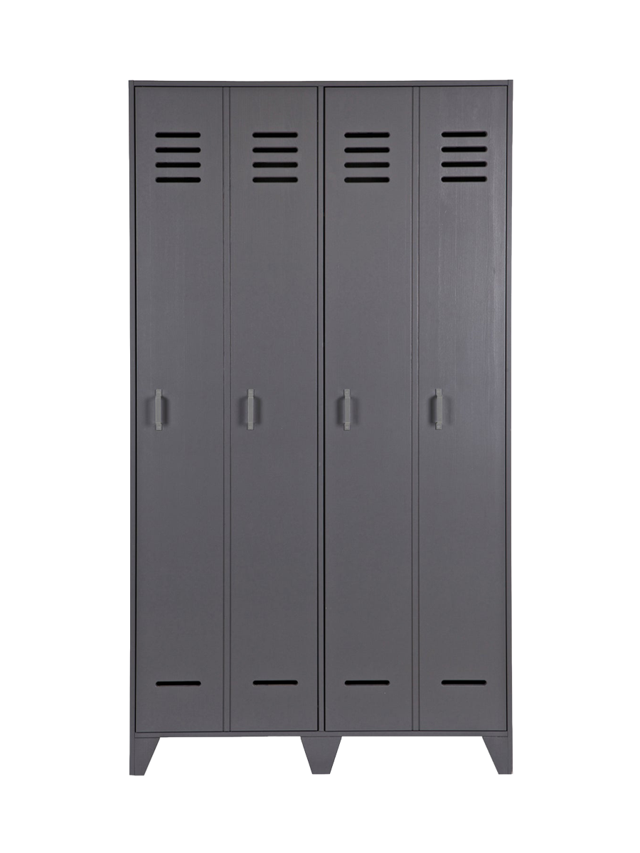 
Massiver Spindschrank „Balley“ - Stahlgrau