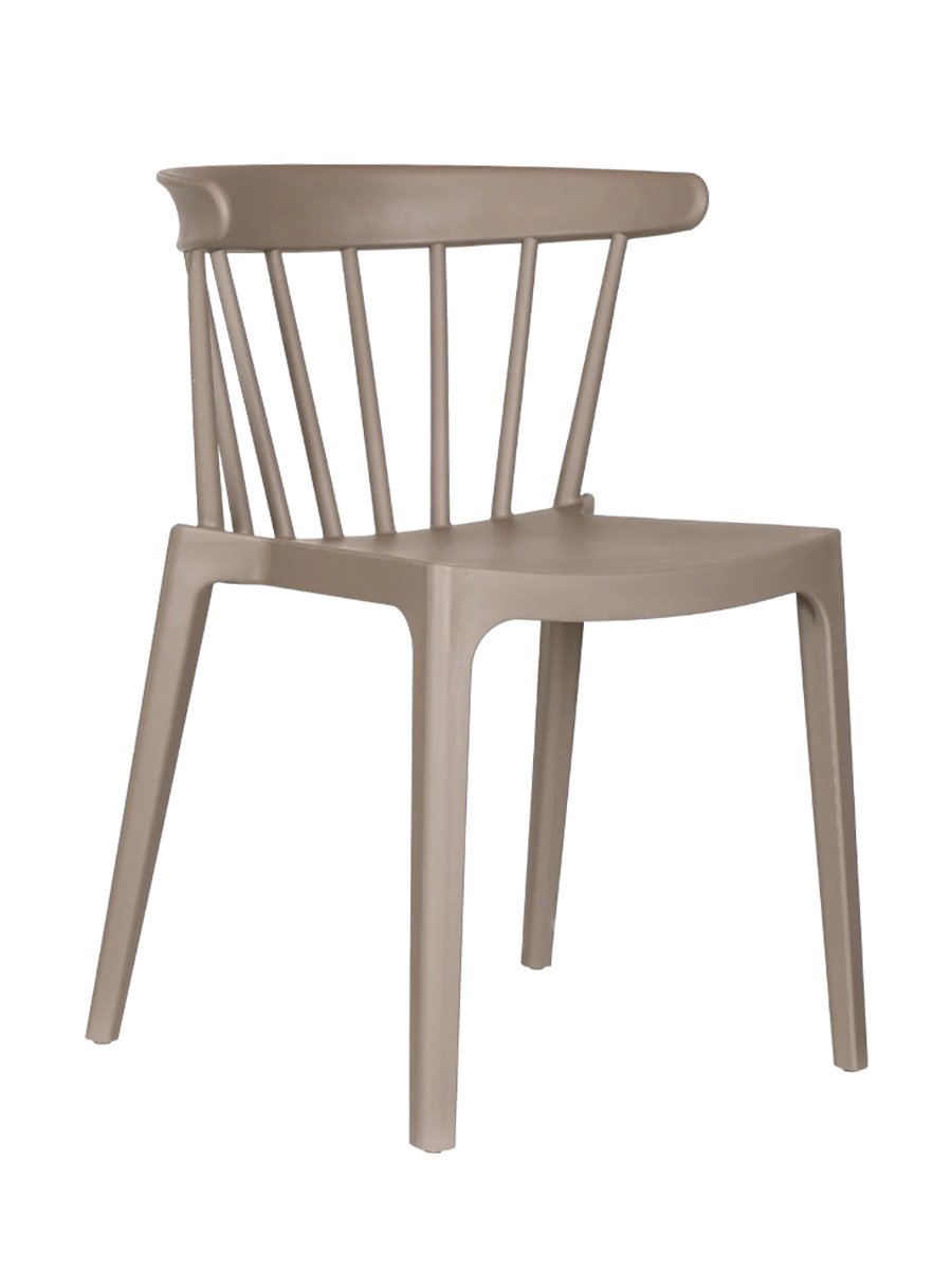 
Nachhaltiger Design In-/Outdoorstuhl „Bliss“ - Taupe