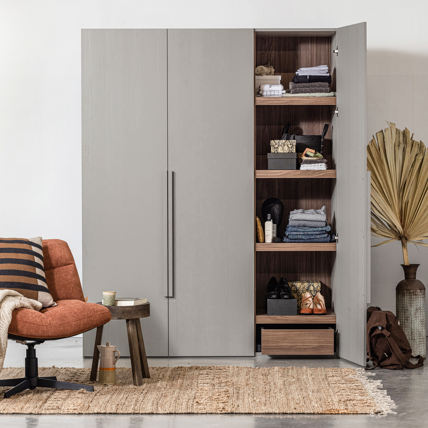 
Design Kleiderschrank „Rens“, 3-türig