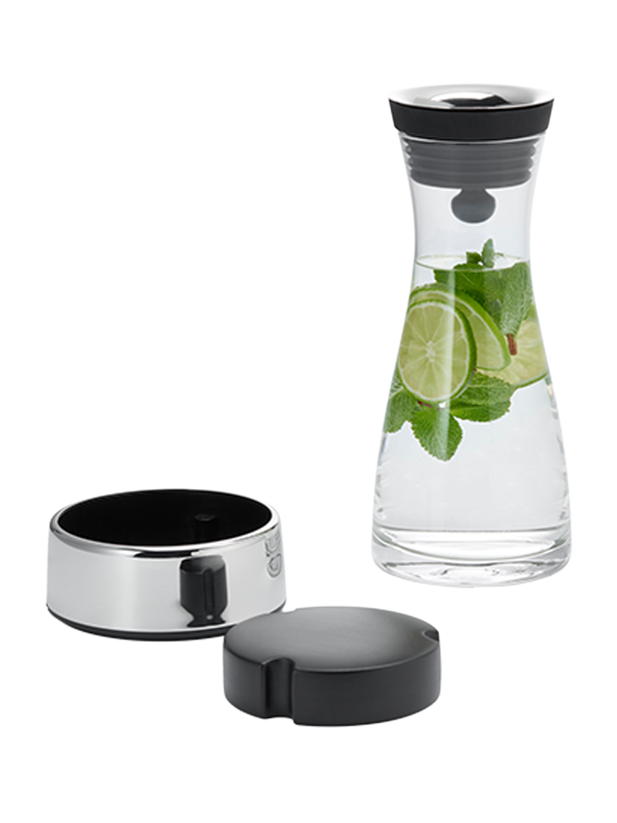 
Carafe à eau design « Cool » avec socle réfrigérant, 1000 ml
