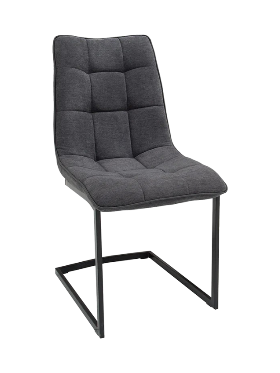 
Chaise cantilever « Chicago » - Gris foncé