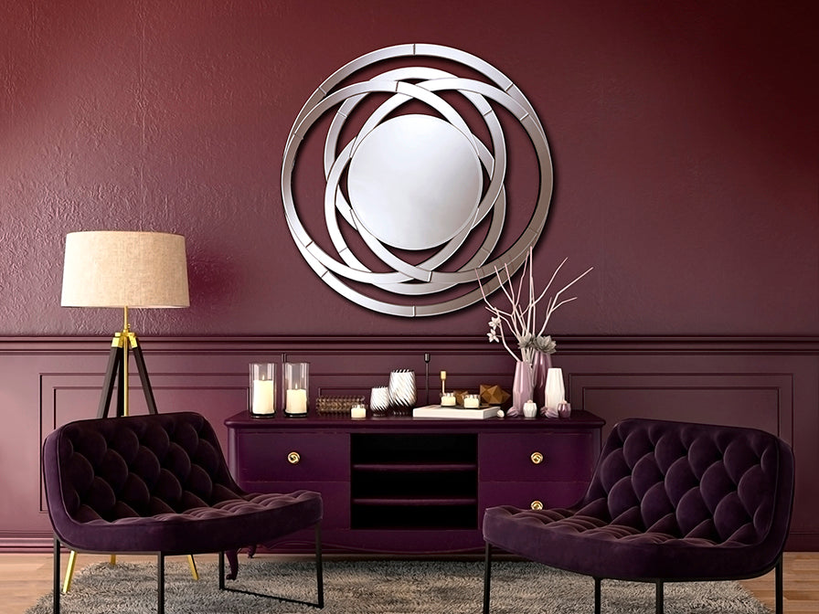 
Large designer wall mirror “Aros”