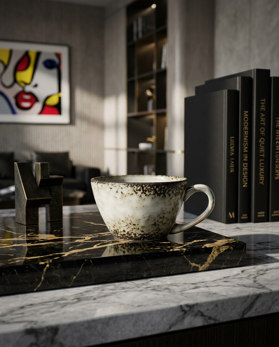 
Handcrafted Tea & Coffee Mug "Verdastro"