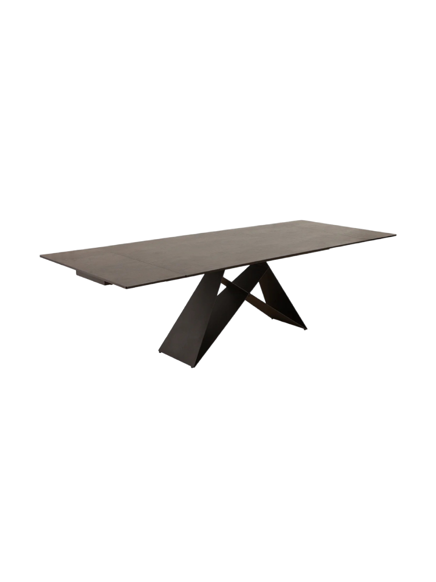 
Tavolo da pranzo allungabile di design „Zeus“ in ceramica 180-220-260 x 100 cm - Effetto lava