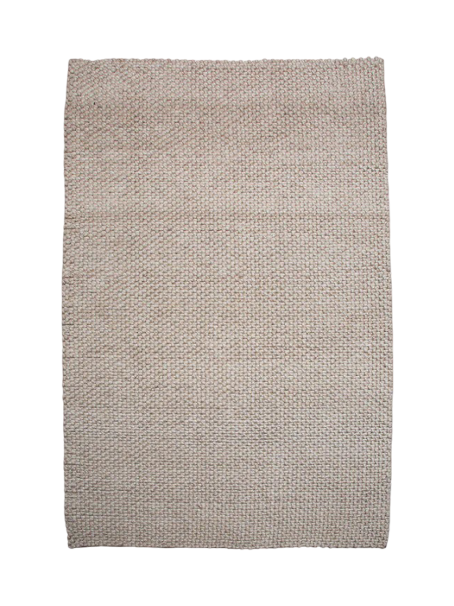 
Hand-Woven Wool Rug "Wool" 160 x 240 cm - Beige