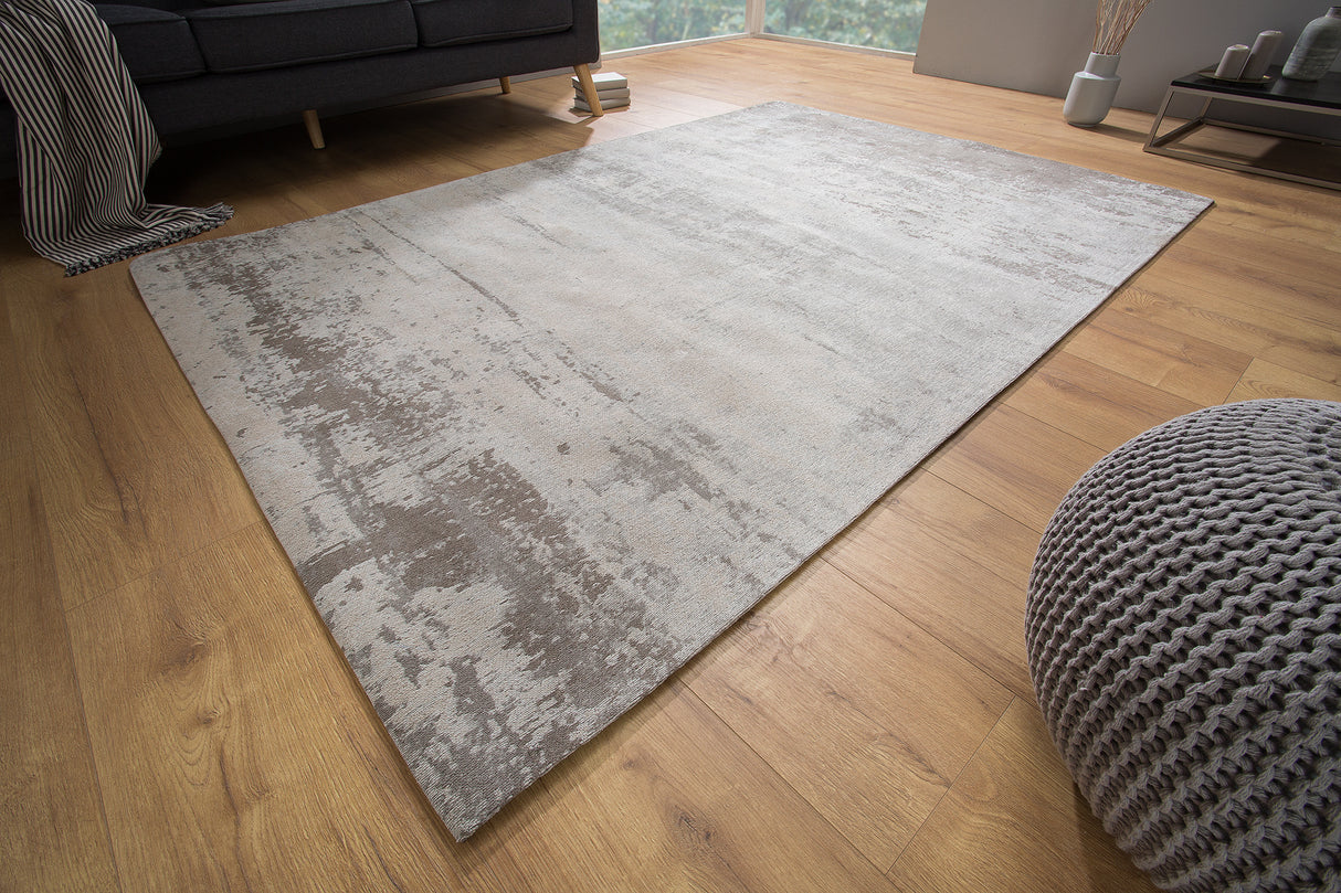 
Designer Cotton Rug "Modern Art", various sizes - 160 x 240 cm / Greige