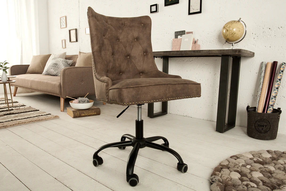 
Chaise de bureau « Victoria » - Marron