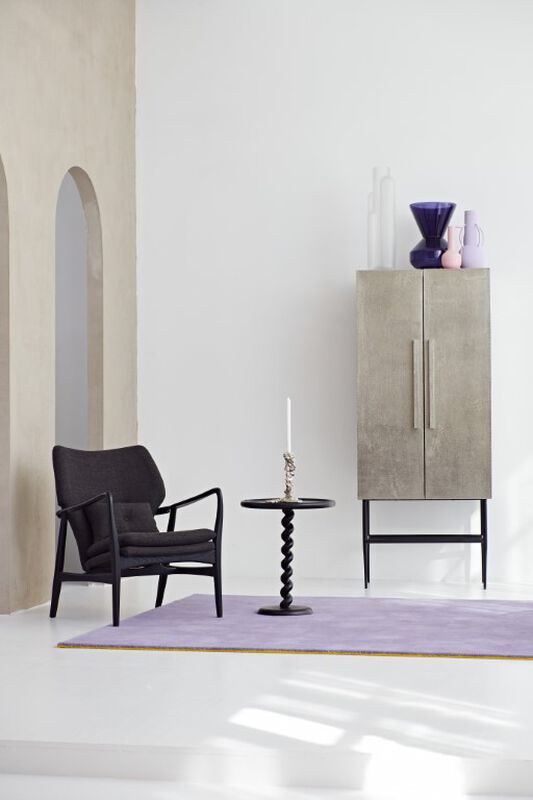 
Design Beistelltisch „Twister“ - Schwarz