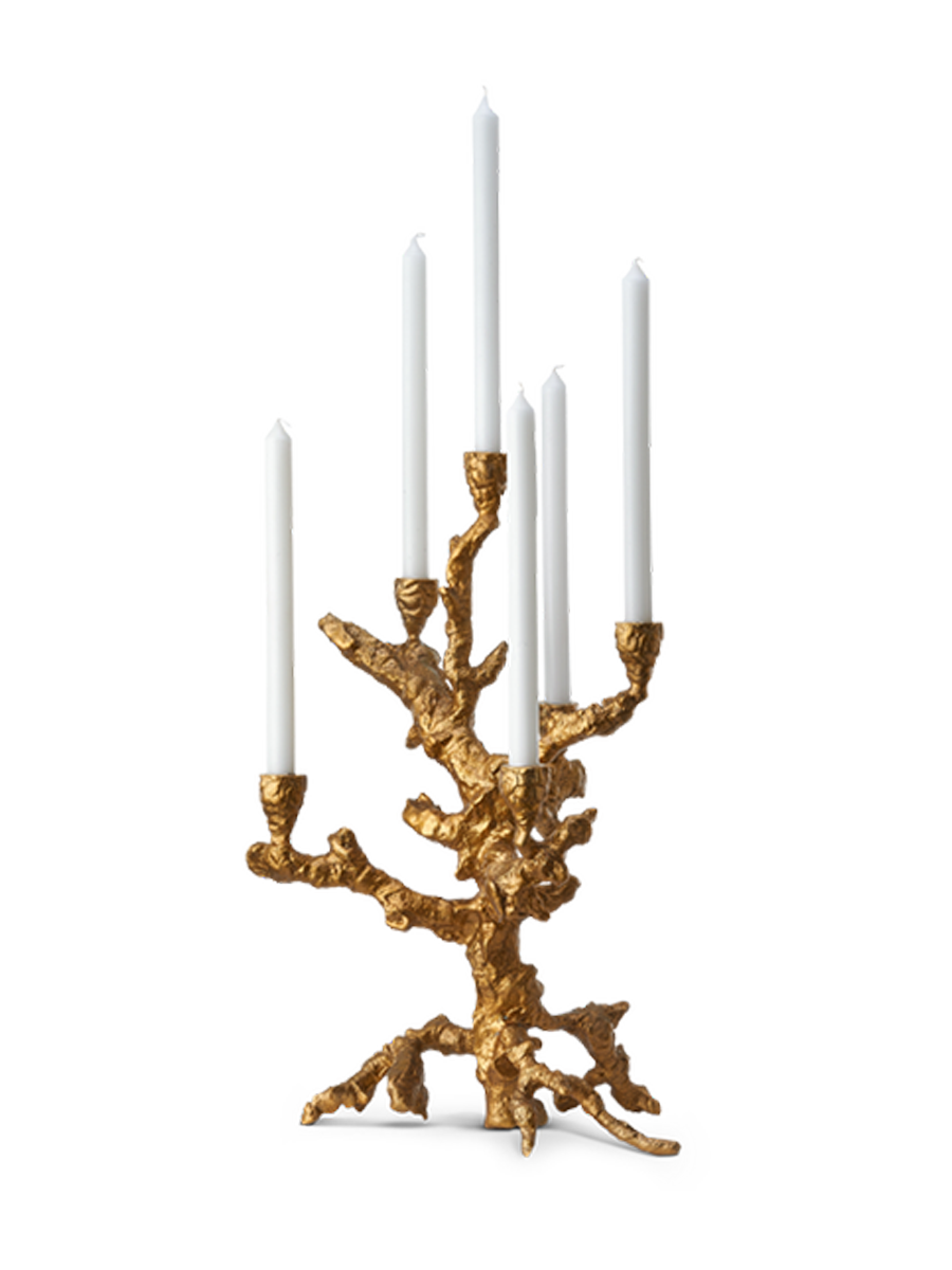 
Grande portacandele di design „Apple Tree“ - Oro