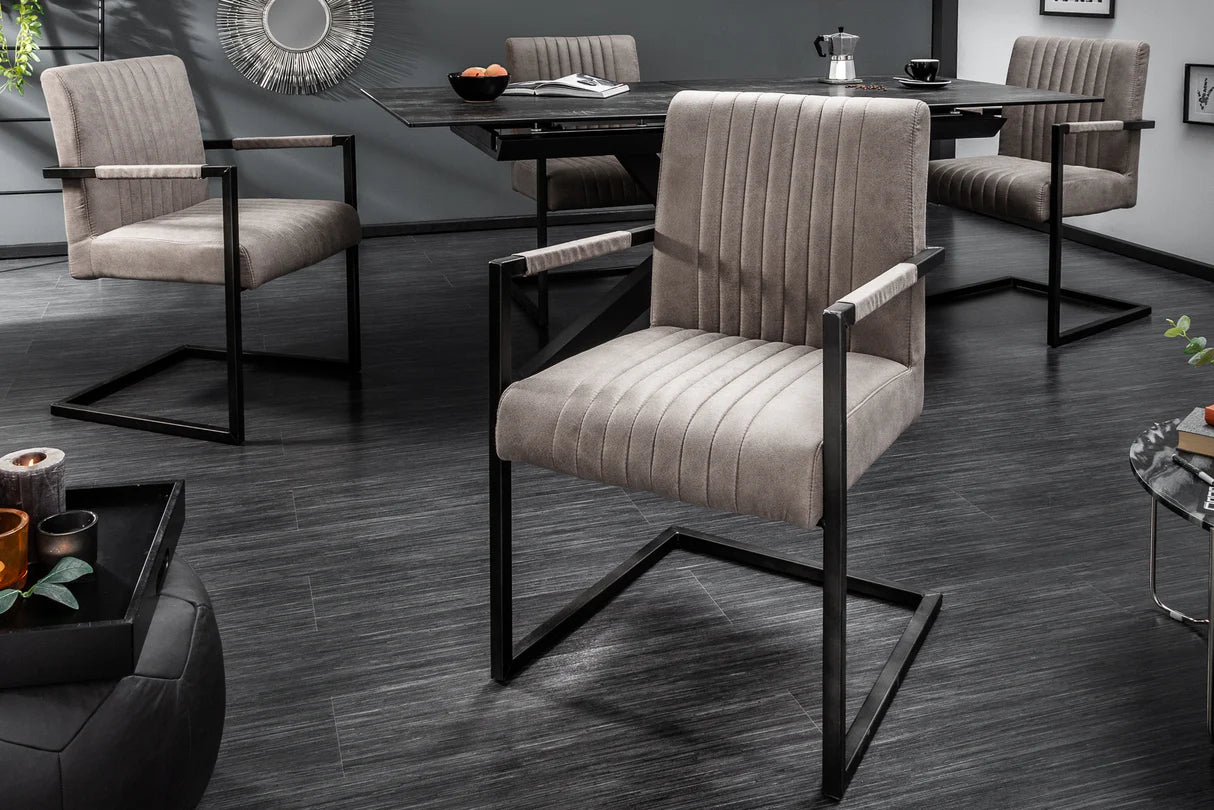 
Fauteuil cantilever « Astone » - Taupe