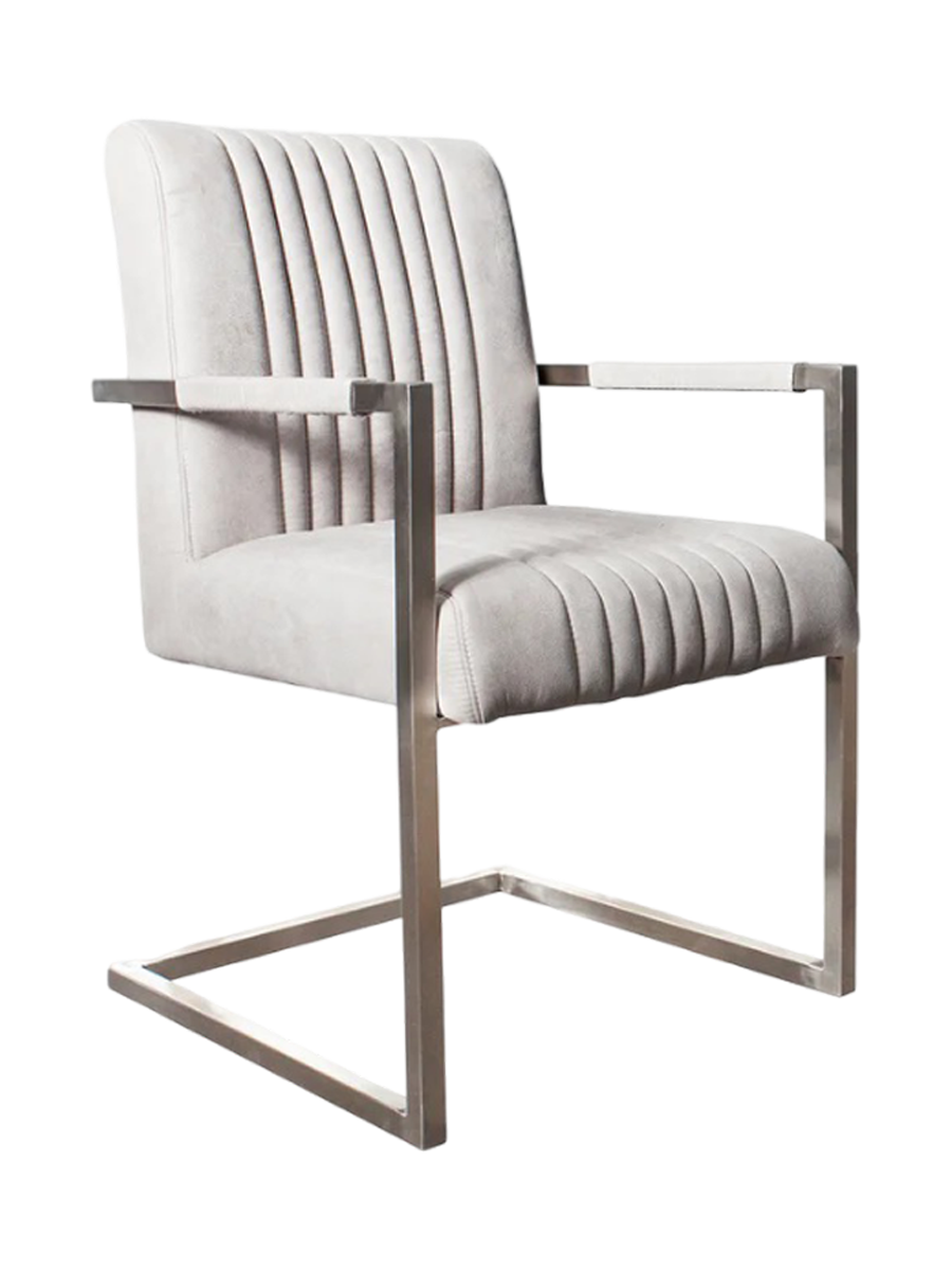 
Fauteuil cantilever « Astone » - Gris clair